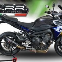 GPR exhaust compatible with  Yamaha FJ-09 Tracer 2017-2020, Furore Evo4 Poppy, Full system exhaust, including removable db killer 