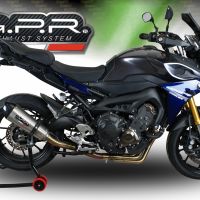 GPR exhaust compatible with  Yamaha FJ-09 Tracer 2017-2020, Gpe Ann. titanium, Full system exhaust, including removable db killer 