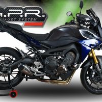 GPR exhaust compatible with  Yamaha Tracer 9 GT 2021-2023, Gpe Ann. titanium, Full system exhaust, including removable db killer 