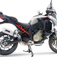 GPR exhaust compatible with  Ducati Multistrada V4 Grand Tour 2024-2025, Albus Evo4, Slip-on exhaust including removable db killer and link pipe 