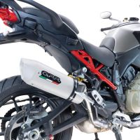 GPR exhaust compatible with  Ducati Multistrada V4 Rally 2023-2024, Albus Evo4, Slip-on exhaust including removable db killer and link pipe 