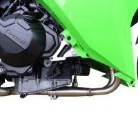 GPR exhaust compatible with  Kawasaki Ninja 300R 2012-2017, Furore Nero, Full system exhaust, including removable db killer 