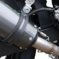 GPR exhaust compatible with  Kawasaki Ninja 300R 2012-2017, Furore Nero, Full system exhaust, including removable db killer 