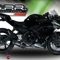 GPR exhaust compatible with  Kawasaki Ninja 650 2023-2024, Furore Evo4 Poppy, Full system exhaust, including removable db killer 