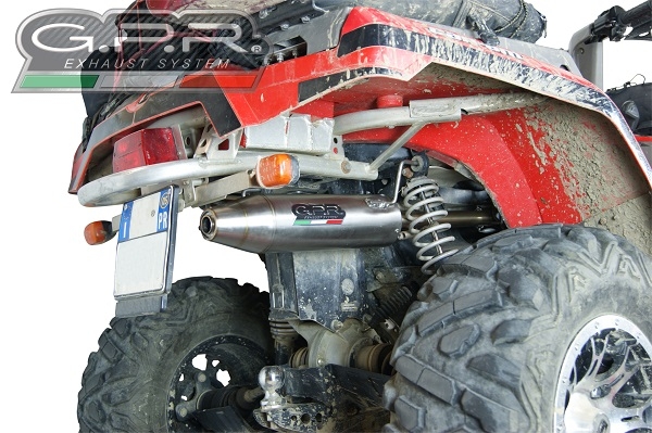 GPR exhaust compatible with  Can Am Outlander 330 schort chassis 2005-2011, Deeptone Atv, Full system exhaust, including removable db killer  