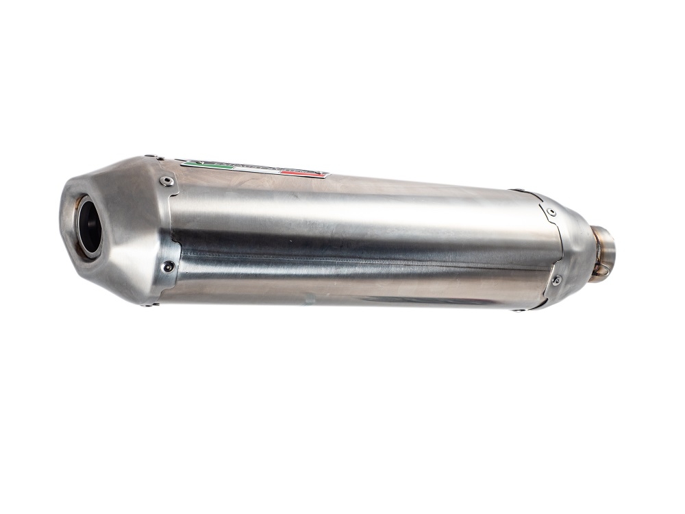 GPR exhaust compatible with  Can Am Outlander 800 R / MAX 2013-2015, PENTACROSS INOX, Slip-on exhaust including removable db killer and link pipe 