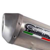 GPR exhaust compatible with  Husqvarna FX 450 2023-2024, Pentacross FULL Titanium, Slip-on exhaust, including link pipe and removable db killer spark/arrestor 