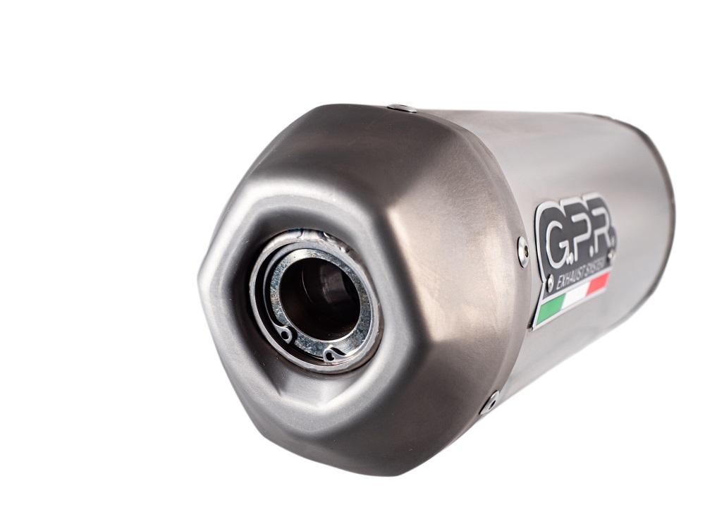 GPR exhaust compatible with  Husqvarna FE250 2019-2023, Pentacross FULL Titanium, Full system exhaust, including removable db killer/spark arrestor 