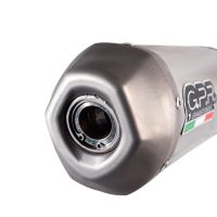 GPR exhaust compatible with  Ktm 350 EXC-F 2020-2023, Pentacross FULL Titanium, Full system exhaust, including removable db killer/spark arrestor 