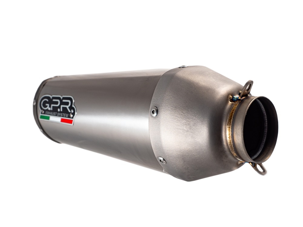 GPR exhaust compatible with  Gas Gas EC 450F 2024-2025, Pentacross Inox, Full system exhaust, including removable db killer/spark arrestor 