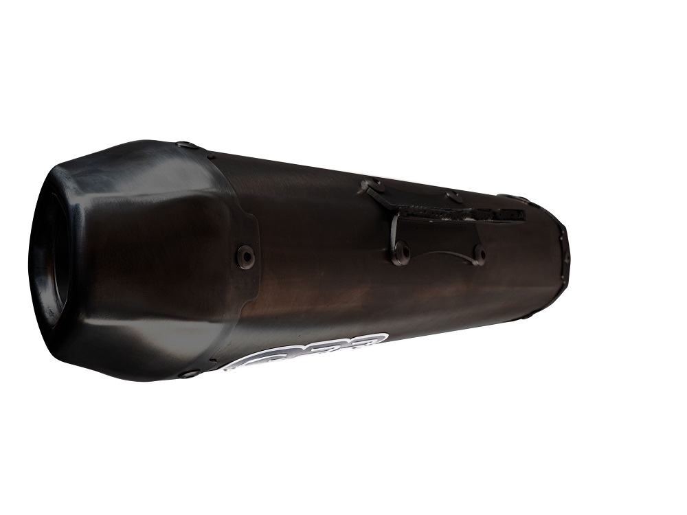 GPR exhaust compatible with  Zontes M 125 2022-2024, Pentaroad Black, Full system exhaust, including removable db killer 