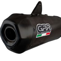 GPR exhaust compatible with  Voge SR4 Max 2022-2024, Pentaroad Black, Slip-on exhaust including link pipe and removable db killer 