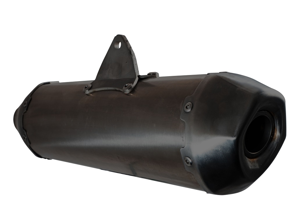 GPR exhaust compatible with  Zontes M 125 2022-2024, Pentaroad Black, Full system exhaust, including removable db killer 