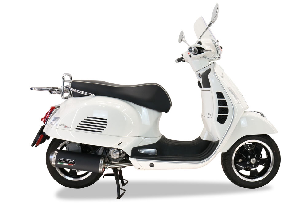 GPR exhaust compatible with  Piaggio Vespa 300 Gts - Gtv - Touring - Super  2019-2020, Evo4 Road, Full system exhaust, including removable db killer 