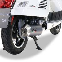 GPR exhaust compatible with  Piaggio Vespa 300 Gts - Gtv - Touring - Super  2017-2018, Evo4 Road, Full system exhaust, including removable db killer 