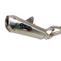 GPR exhaust compatible with  Husqvarna 350 FX 2017-2018, Pentacross FULL Titanium, Full system exhaust, including removable db killer/spark arrestor 