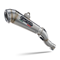 GPR exhaust compatible with  Mv Agusta F3 675 2017-2020, Powercone Evo, Slip-on exhaust including link pipe and removable db killer 