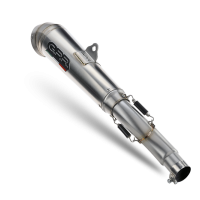 GPR exhaust compatible with  Mv Agusta Brutale 800 2021-2023, Powercone Evo, Slip-on exhaust including link pipe and removable db killer 