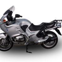 GPR exhaust compatible with  Bmw R1150RT 2000-2006, Furore Poppy, Slip-on exhaust including removable db killer and link pipe 