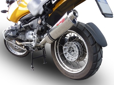 GPR exhaust compatible with  Bmw R850R 2003-2007, Trioval, Slip-on exhaust including removable db killer and link pipe 