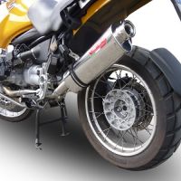 GPR exhaust compatible with  Bmw R1150R 2000-2006, Trioval, Slip-on exhaust including removable db killer and link pipe 