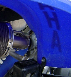 GPR exhaust compatible with  Yamaha Raptor 660 2000-2005, Deeptone Atv, Full system exhaust, including removable db killer  