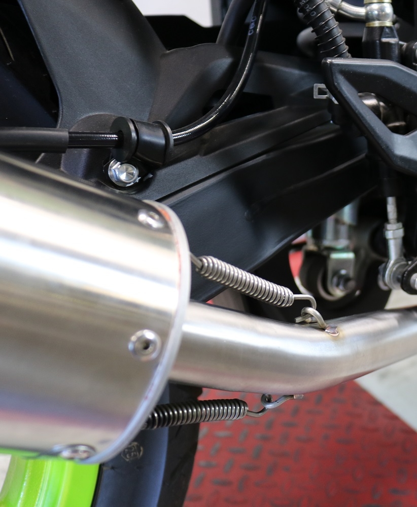 GPR exhaust compatible with  Keeway Rkf 125 2018-2020, Furore Evo4 Poppy, Full system exhaust, including removable db killer 