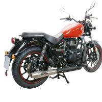 GPR exhaust compatible with  Royal Enfield Meteor 350 2021-2023, Ultracone, Slip-on exhaust including link pipe and removable db killer 