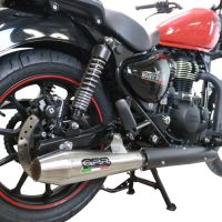 GPR exhaust compatible with  Royal Enfield Meteor 350 2021-2023, Ultracone, Slip-on exhaust including link pipe and removable db killer 