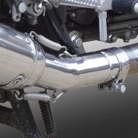 GPR exhaust compatible with  Royal Enfield Continental GT 535  2014-2016, Vintacone, Slip-on exhaust including link pipe 