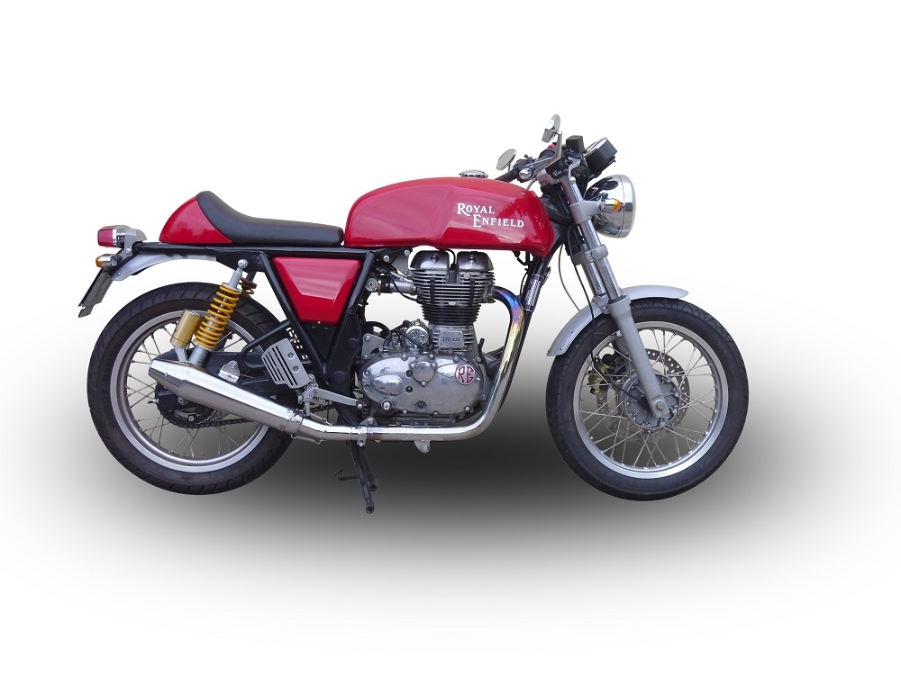 GPR exhaust compatible with  Royal Enfield Continental GT 535  2014-2016, Vintacone, Slip-on exhaust including link pipe 