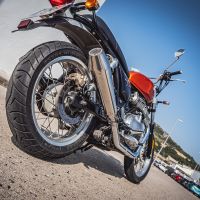 GPR exhaust compatible with  Royal Enfield Continental 650 2019-2020, Ultracone, Dual slip-on exhausts including removable db killers and link pipes 