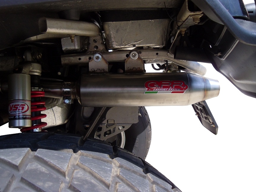 GPR exhaust compatible with  Can Am Outlander 800 XMR 2012-2016, Deeptone Atv, Slip-on exhaust including removable db killer and link pipe 