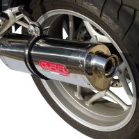 GPR exhaust compatible with  Bmw R1200ST R1200RT 2003-2008, Trioval, Slip-on exhaust including removable db killer and link pipe 