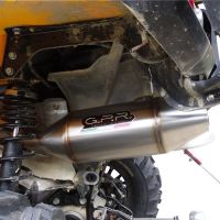 GPR exhaust compatible with  Can Am Outlander 1000 MAX XMR XTP 2012-2023, Deeptone Atv, Slip-on exhaust including removable db killer and link pipe 