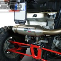 GPR exhaust compatible with  Polaris  Rzr XP 1000  2014-2014, Power Bomb, Slip-on exhaust including removable db killer and link pipe 