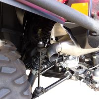 GPR exhaust compatible with  Polaris  Xp 850 / Xp 850 Forest 2010-2014, Power Bomb, Slip-on exhaust including removable db killer and link pipe 