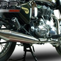 GPR exhaust compatible with  Royal Enfield Classic / Bullet Efi 500 2009-2016, Vintacone, Slip-on exhaust including link pipe 