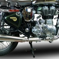 GPR exhaust compatible with  Royal Enfield Classic / Bullet Efi 500 2009-2016, Vintacone, Slip-on exhaust including link pipe 