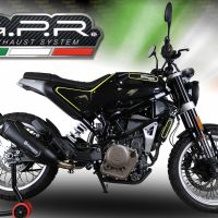 GPR exhaust compatible with  Husqvarna Vitpilen 401 2018-2019, Decatalizzatore, Decat pipe 