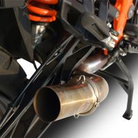 GPR exhaust compatible with  Ktm 1290 Super Adventure 2017-2020, Decatalizzatore, Decat pipe 