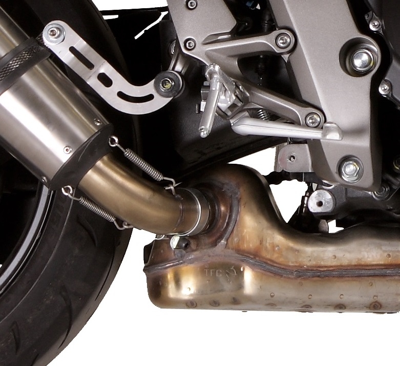 GPR exhaust compatible with  Honda CB1000R 2008-2014, Albus Ceramic, Slip-on exhaust including removable db killer and link pipe 