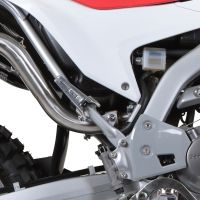 GPR exhaust compatible with  Honda Crf 300L / Rally 2021-2024, Dual Inox, Slip-on exhaust including removable db killer, link pipe and catalyst 