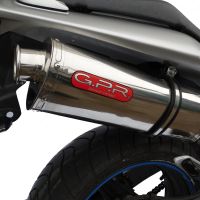 GPR exhaust compatible with  Honda CB600F Hornet 2003-2006, Trioval, Slip-on exhaust including removable db killer and link pipe 