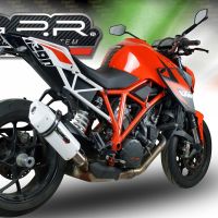 GPR exhaust compatible with  Ktm 1290 Superduke R 2017-2019, Albus Evo4, Slip-on exhaust including removable db killer and link pipe 