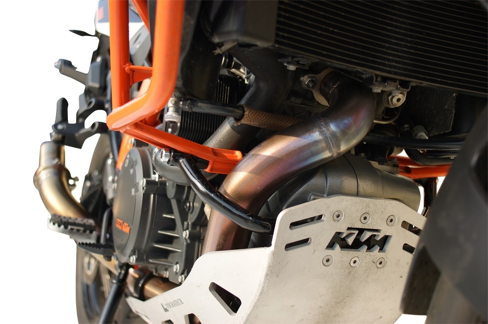 GPR exhaust compatible with  Ktm 1050 Adventure 2015-2016, Decatalizzatore, Decat pipe 