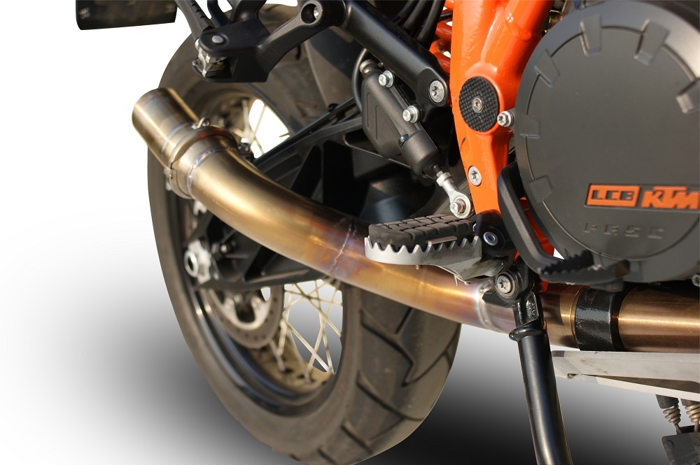 GPR exhaust compatible with  Ktm 1050 Adventure 2015-2016, Decatalizzatore, Decat pipe 