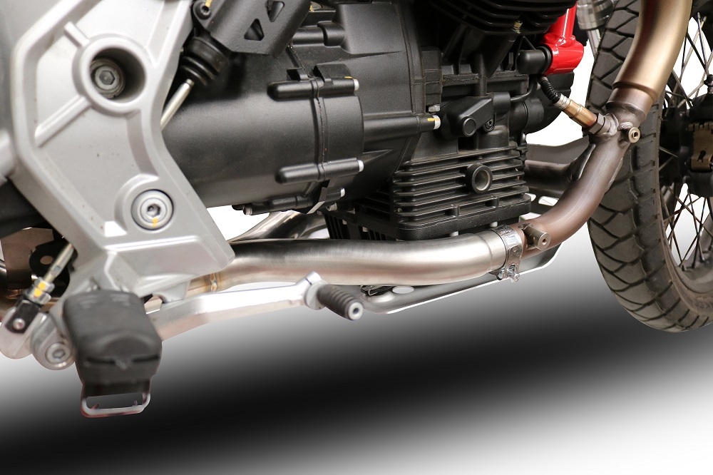 GPR exhaust compatible with  Moto Guzzi V85TT 2019-2020, Decatalizzatore, Decat pipe 