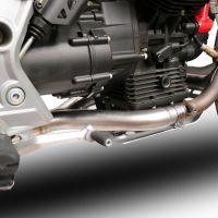 GPR exhaust compatible with  Moto Guzzi V85TT 2019-2020, Decatalizzatore, Decat pipe 