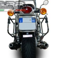 GPR exhaust compatible with  Moto Guzzi California 1100 Special/Stone/Sport/Ev/Alu 1997-2002, Vintacone, Dual slip-on including removable db killers and link pipes 